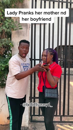 Lady pranks her mother and her boyfriend and ended in deep tears #prank #loyal #love #laugh #tearschallenge #funny #fun #tiktok #video