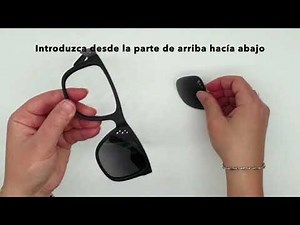 Cambiar cristales Ray Ban pasta 4165 Justin