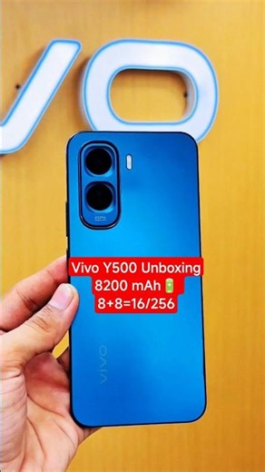 Vivo Y500 Unboxing Beautiful Look New Design Powerful Mobile #kashitack #unboxing #shorts #vivo
