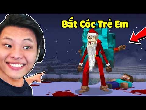 JayGray 24 Giờ Đánh Thức Ông Kẹ Noel Bắt Cóc Trẻ Em🤏🎅Triệu Hồi Christmas Dweller Trong Minecraft