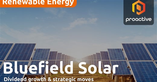 Bluefield Solar Income Fund: dividend growth & strategic moves