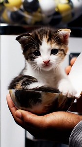 OMG 😻 Adorable and Cutest Tinny Baby Kitten From Gacha 😻✨💖 #cat #gacha #michis #gatos #cute