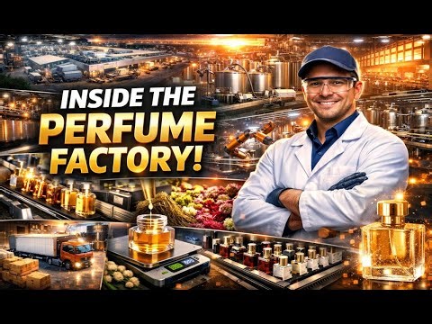 Inside a High Tech Perfume Factory From Petal to Bottle (Cinematic)