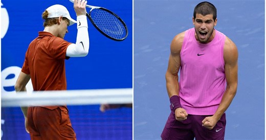 Alcaraz travolge Sinner che cade in 4 set nella finale Us Open: ora non è più primo negli Atp
