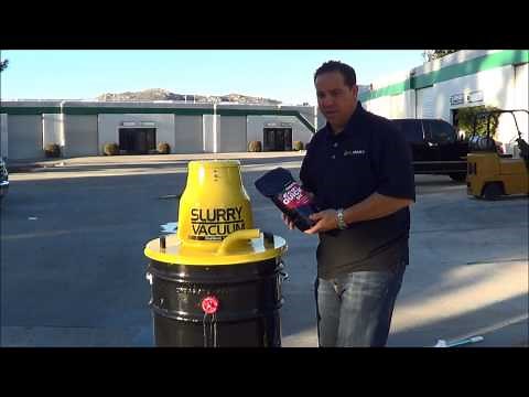 Using Dustless's Large Slurry Vac with Gelmaxx Products