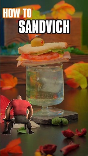 How To Make Heavy's Sandvich | Team Fortress 2 Cocktail | #tf2 #heavy #sincitybartender