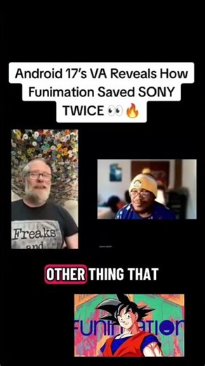 “Android 17 Voice Actor: ‘Funimation Saved Sony TWICE’ 🤯” #fyp #anime #Sony #dbz