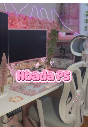 The Hbada P5 ergonomic desk chair, office chair. Hbada send me the pink chair @Hbada Ergonomic Office Chair #hbada #fyp #techtok #gamingchair #desksetup