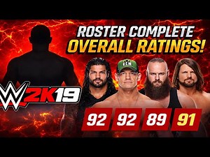 WWE 2K19 Roster: Complete Overall Ratings