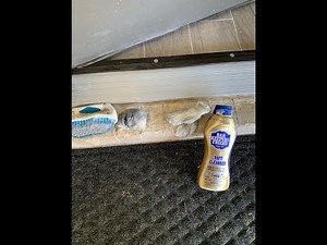 Door Threshold cleanup DIY - with Bar Keepers Friend Liquid