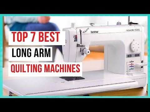 Top 7 Best Long Arm Quilting Machines(Review, Features, Price)