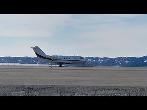 Air Inuit C-FDTC King Air 350 takeoff and Challenger 650 N250QS landing in Nuuk airport 18/05-2026