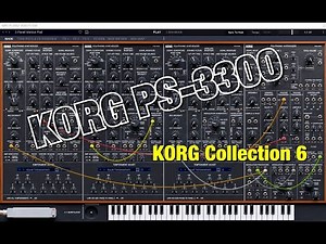 KORG Collection 6 - Korg PS-3300 Semi-Modular Super Synth - The BIG Sound Test - PC & Mac