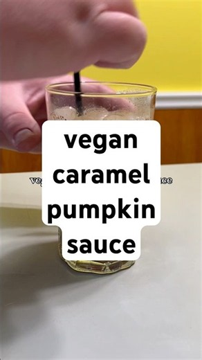 how to make vegan caramel pumpkin sauce for your coffee #augtober
