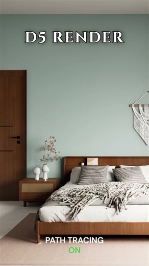D5 Render | Path Tracing #3danimation #d5render #sketchup #architecture