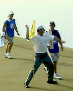 Nick Faldo made his first hole in one in a Major Championship at Atlanta Athletic Club in 2001. #PGAChamp | #ThrowbackThursday | PGA Championship