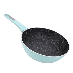 [Hot Item] Colorful Customized Pan Series Deep Forged Aluminum Non-Stick Fry Pan