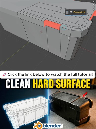 Hard Surface Modeling in Blender 🔥 Clean Topology Workflow