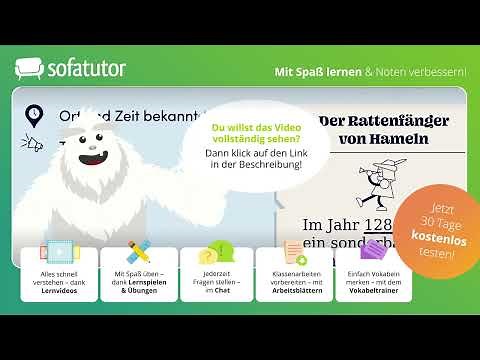 Die Sage einfach erklärt – Deutsch 5. & 6. Klasse