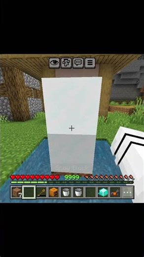 Unlimited Snowballs?! Minecraft Secret Trick ❄️#MinecraftShorts