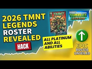 🐢 TMNT Legends Hack - 2026 Roster Platinum and All Abilities