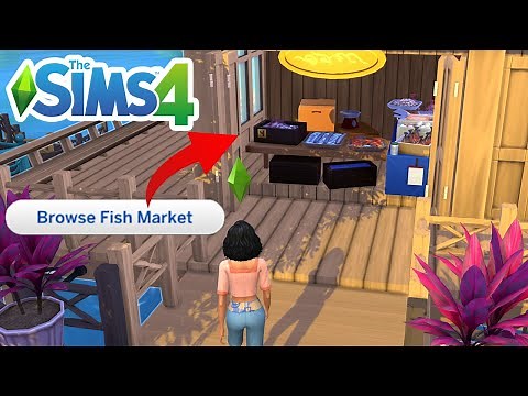 How To Buy Fish (Fish Market Location) - The Sims 4