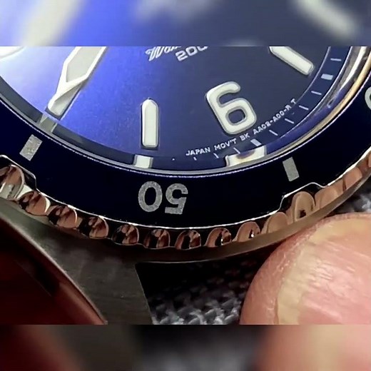 Watch Face Reveal! Close Up of the Orient Ray II Watch #shorts