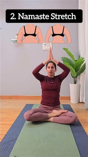 Upper Back Fat Workout for Women | 7 Day Challenge🔥#fatloss #yoga#weightloss #upperbackfat#brabulge