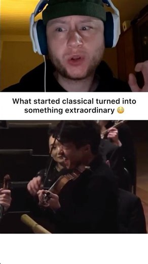 This classical violin performance took a turn 😳🔥 #babydance #shorts