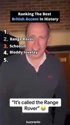 Ranking The Best British Accent 😂