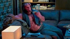 4.5M views · 2.8K reactions | Break time's over. A superhero from Hell has arrived. Hellboy in theaters and IMAX on April 12. Get tickets! | Hellboy | Facebook