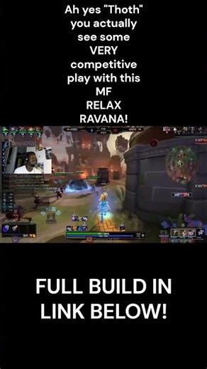 How To Build THOTH For SMITE Arena - RAVANA CHILL G!