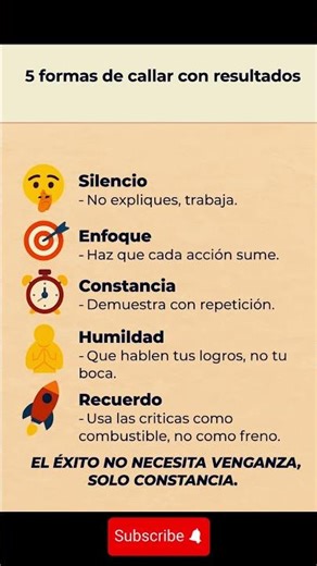 5 formas de callar a la gente!! #motivación #frases #exito