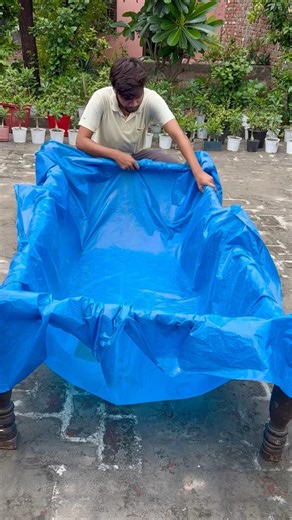 Making Swimming Pool In Charpai😂 #shorts