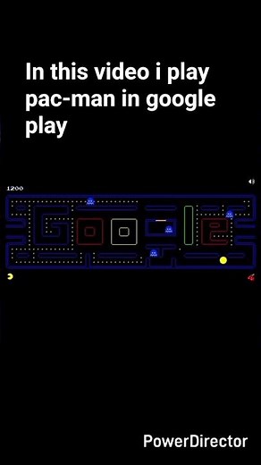 Game Called: Pac-Man Google Play!..