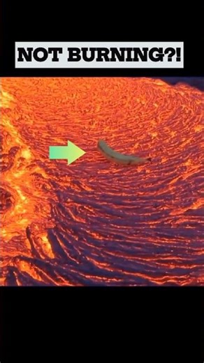 This Should Burn Instantly… But It Doesn’t#lava #science #experiment #volcano #shorts#satisfying