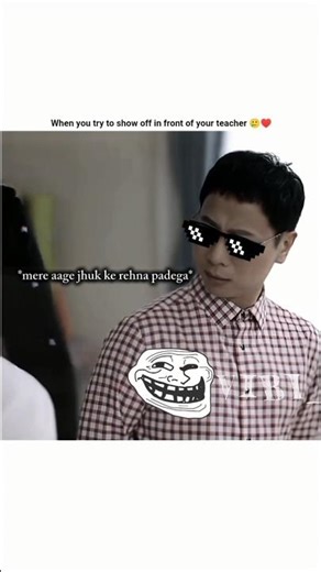 moral of the story: never invite your friends in school 💀👍🏻 #oursecert #cdrama #chenzheyuan #teacher