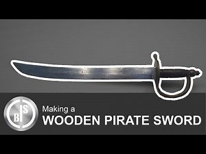 INGENIOUS!!! It looks so real!!! Making a Wooden Pirate Sword