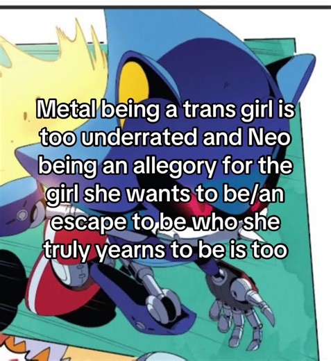 watch SOME metal sonic fans get mad || I know I’ve posted about this before I DONT CARE || #neometalsonic #metalsonic #sonicthehedgehog #transgirl #metalsonicenjoyer
