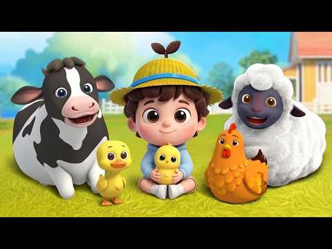 Old MacDonald Had a Farm - Farm Animals Song + More Kids Songs & Nursery Rhymes