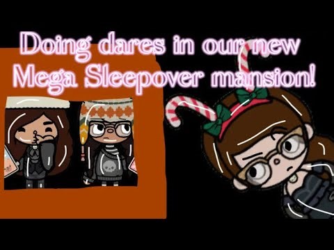 Doing dares in our new sleepover beach house mansion! 