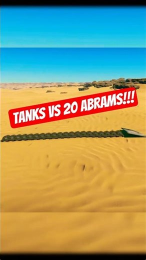 Can ANY Tank Jump Over 20 Abrams in War Thunder? 😱🔥