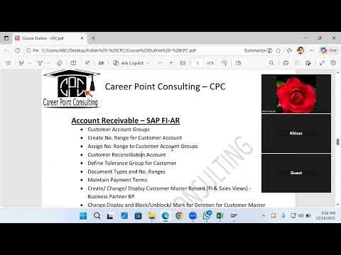 SAP FI AR - Introduction and Customer Invoice