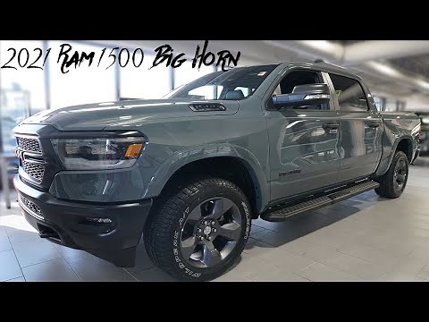 2021 Ram 1500 Big Horn Exterior and Interior Walk Around