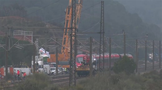 Los trabajos continúan concentrados en sacar el Alvia de las vías en Adamuz (Córdoba) | El Norte de Castilla