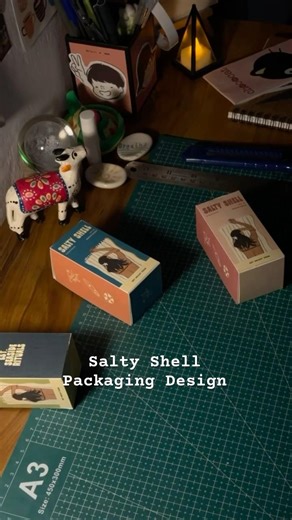 Salty Shell Packaging Design✨