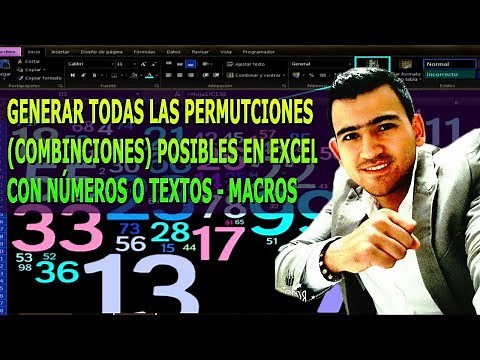 😱👉How to create permutations with letters in Excel // combinations with text 🔄🔢