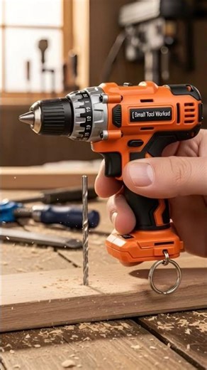 Mini Cordless Drill in Action – Satisfying Wood Work #shorts #shortvideo #viral #minipowertool