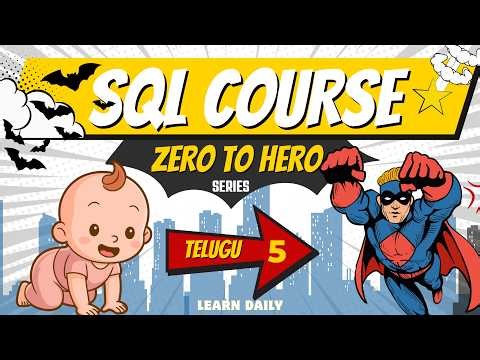 SQL Tutorial for beginners Part-5 full course Zero to Hero series || learndaily8888 ||