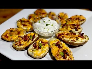 The ULTIMATE Potato Skins Recipe! Crispy, Cheesy & Loaded